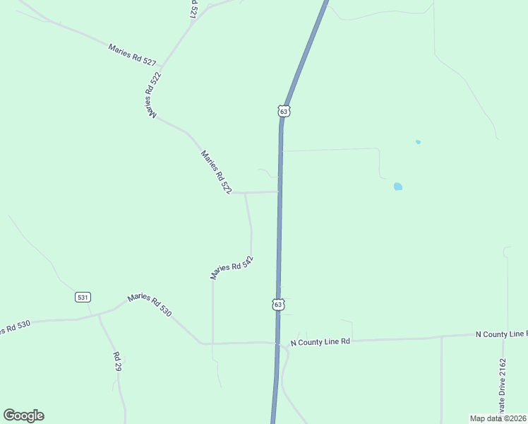 map of restaurants, bars, coffee shops, grocery stores, and more near 18535 Maries Road 542 in Rolla