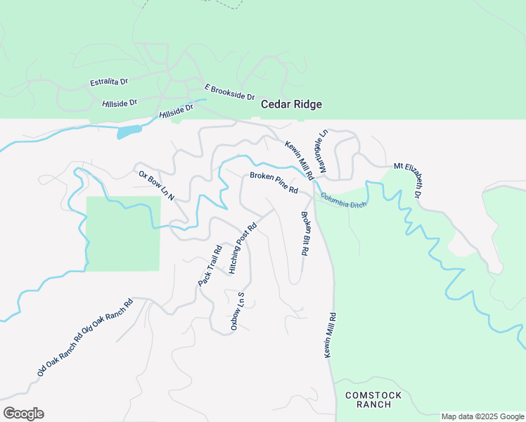 map of restaurants, bars, coffee shops, grocery stores, and more near 24132 North Bear Clover Court in Sonora