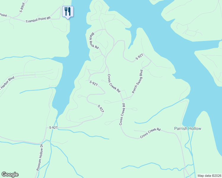 map of restaurants, bars, coffee shops, grocery stores, and more near 3189 5-92T in Camdenton