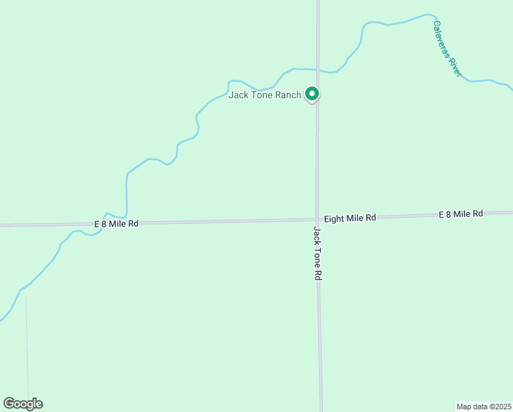 map of restaurants, bars, coffee shops, grocery stores, and more near 13251 East 8 Mile Road in Stockton