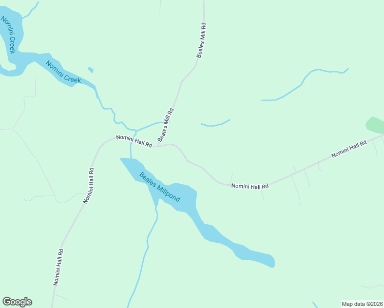 map of restaurants, bars, coffee shops, grocery stores, and more near 5039 Nomini Hall Road in Hague
