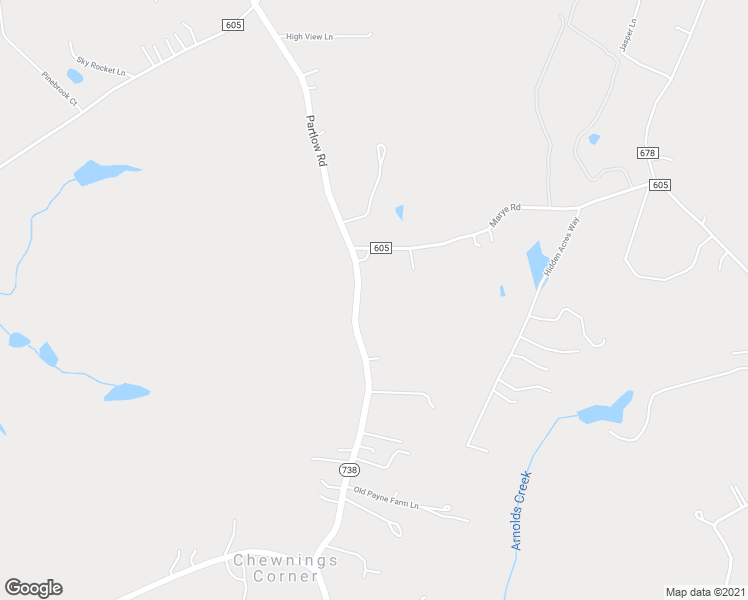 map of restaurants, bars, coffee shops, grocery stores, and more near 3609 Partlow Road in Partlow