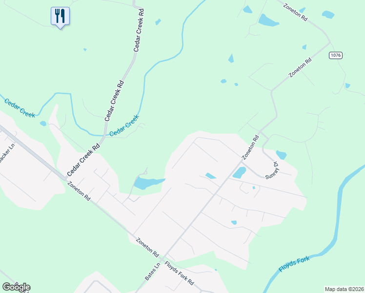 map of restaurants, bars, coffee shops, grocery stores, and more near 468 Spring Farm Trail in Shepherdsville