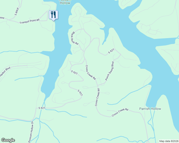 map of restaurants, bars, coffee shops, grocery stores, and more near 3189 5-92T in Camdenton