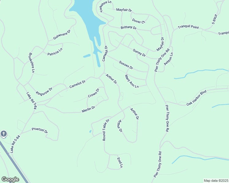 map of restaurants, bars, coffee shops, grocery stores, and more near 51 Arthur Drive in Camdenton