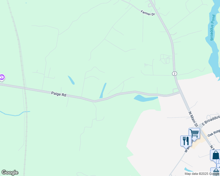 map of restaurants, bars, coffee shops, grocery stores, and more near 16171 Hickory Lane in Woodford