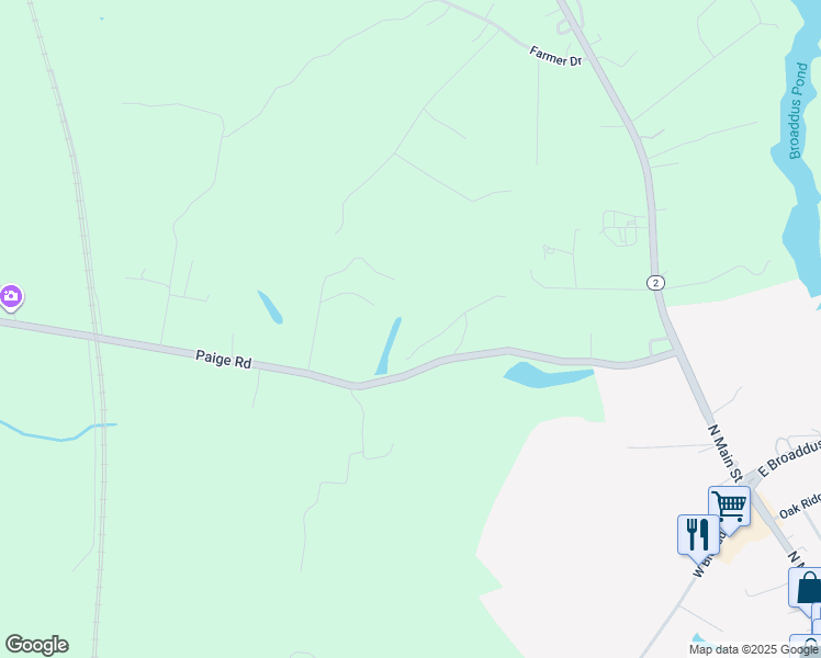 map of restaurants, bars, coffee shops, grocery stores, and more near 16171 Hickory Lane in Woodford