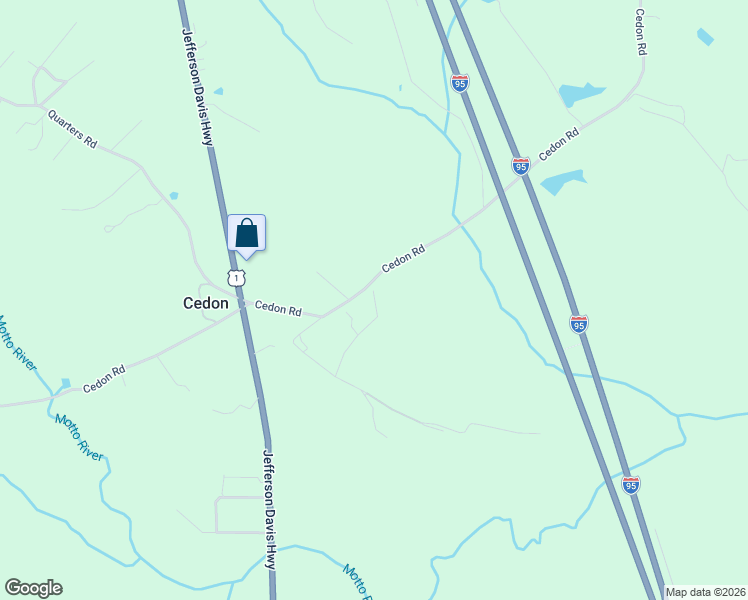 map of restaurants, bars, coffee shops, grocery stores, and more near 7528 Cedon Road in Woodford