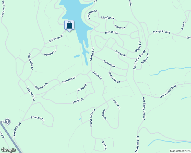 map of restaurants, bars, coffee shops, grocery stores, and more near 51 Arthur Drive in Camdenton