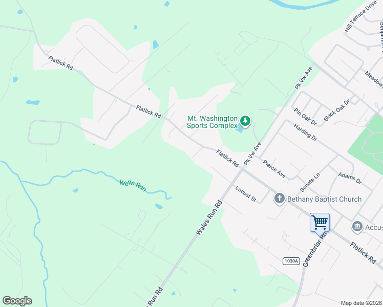map of restaurants, bars, coffee shops, grocery stores, and more near 149 Whitehouse Road in Mount Washington