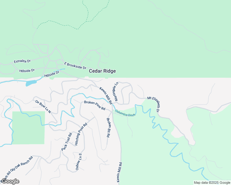 map of restaurants, bars, coffee shops, grocery stores, and more near 24225 Martingale Lane in Sonora