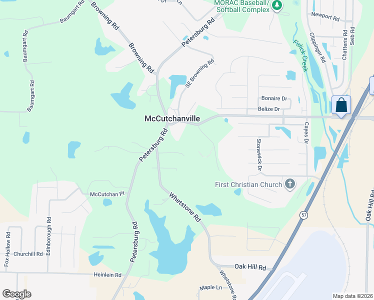 map of restaurants, bars, coffee shops, grocery stores, and more near 9201 Whetstone Road in Evansville