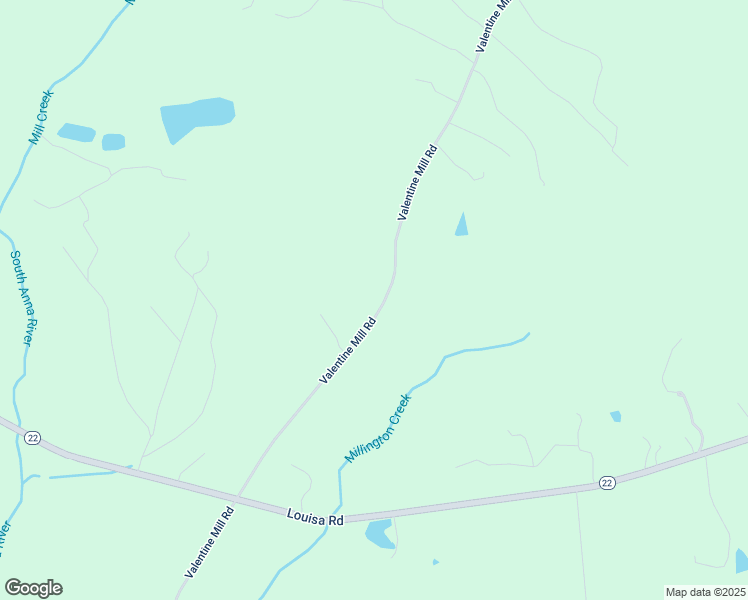 map of restaurants, bars, coffee shops, grocery stores, and more near 2485 Valentine Mill Road in Gordonsville