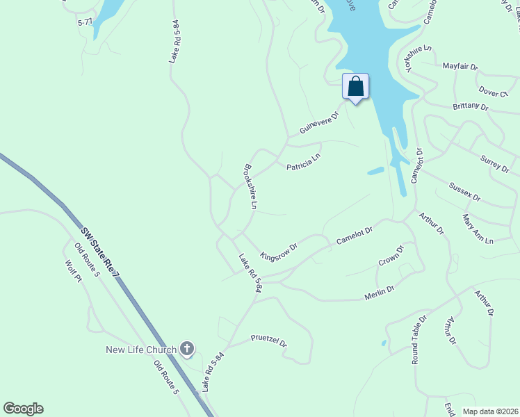 map of restaurants, bars, coffee shops, grocery stores, and more near 1-99 Kathryn Court in Camdenton