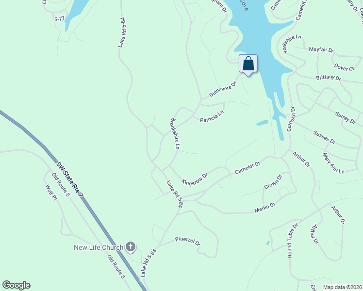 map of restaurants, bars, coffee shops, grocery stores, and more near 1-99 Kathryn Court in Camdenton