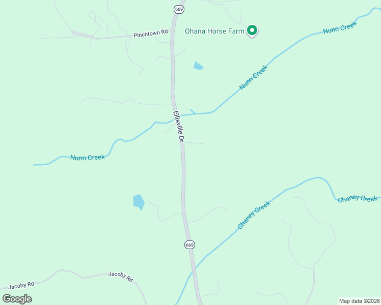 map of restaurants, bars, coffee shops, grocery stores, and more near 2286 Ellisville Drive in Louisa