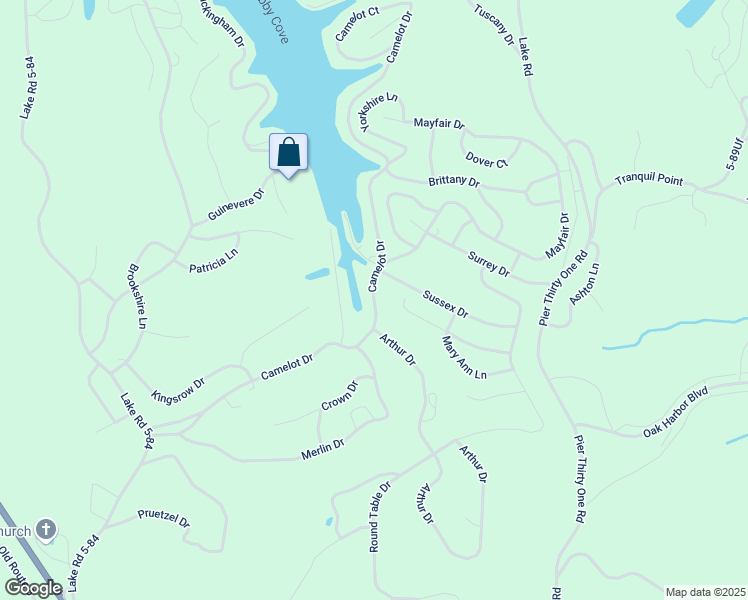map of restaurants, bars, coffee shops, grocery stores, and more near 621 Camelot Drive in Camdenton