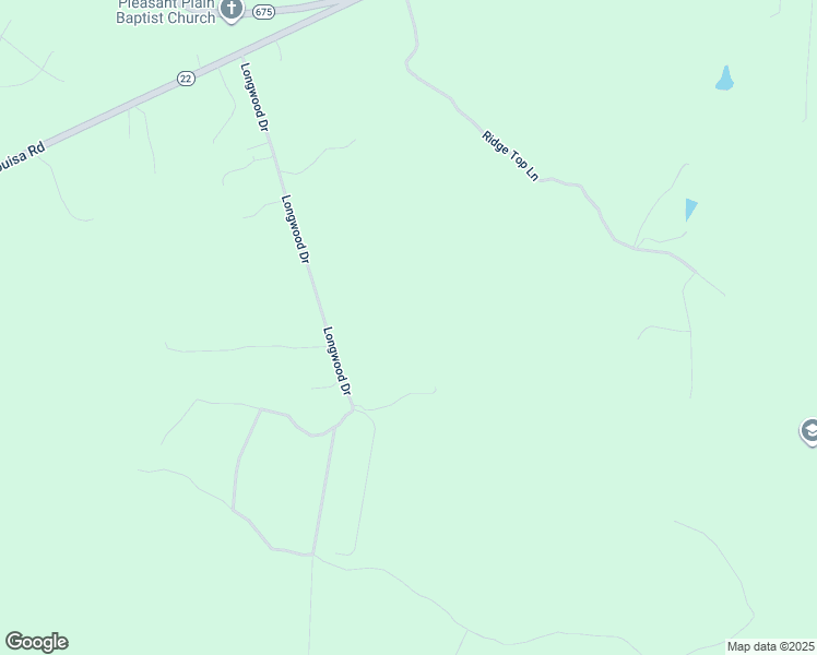 map of restaurants, bars, coffee shops, grocery stores, and more near 645 Longwood Drive in Gordonsville