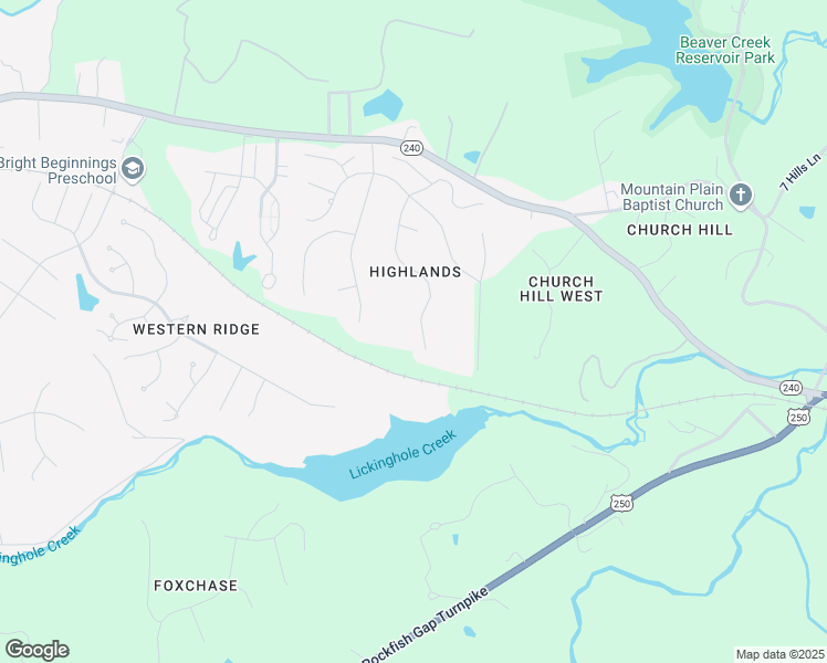 map of restaurants, bars, coffee shops, grocery stores, and more near 1004 Amber Ridge Road in Charlottesville