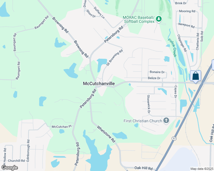 map of restaurants, bars, coffee shops, grocery stores, and more near in Vanderburgh County