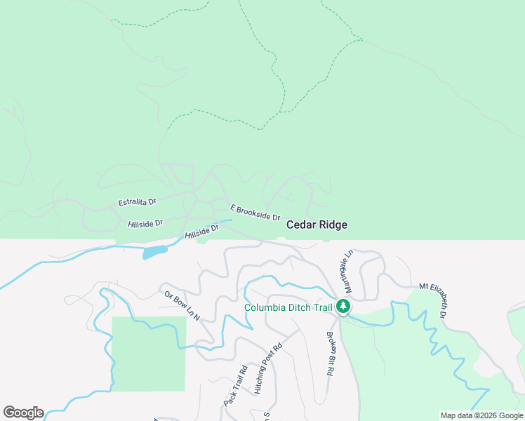 map of restaurants, bars, coffee shops, grocery stores, and more near 24410 Quarter Horse Drive in Sonora