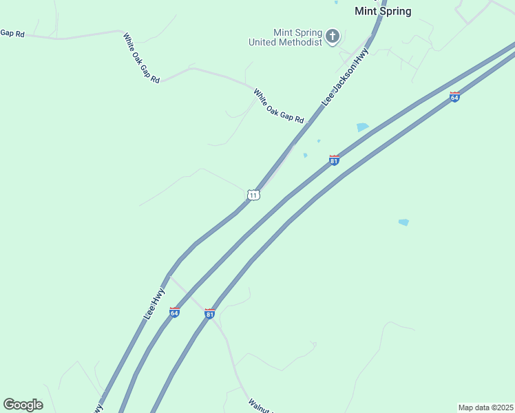 map of restaurants, bars, coffee shops, grocery stores, and more near 96 Avenue of Trees in Staunton