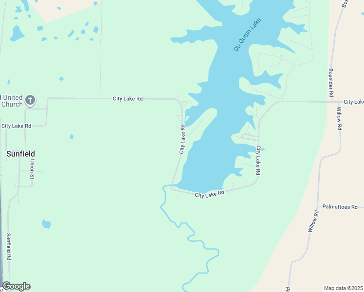 map of restaurants, bars, coffee shops, grocery stores, and more near City Lake Road in Du Quoin