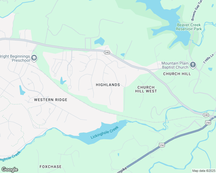 map of restaurants, bars, coffee shops, grocery stores, and more near 1064 Amber Ridge Road in Charlottesville