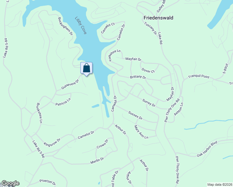 map of restaurants, bars, coffee shops, grocery stores, and more near 501 Camelot Drive in Camdenton