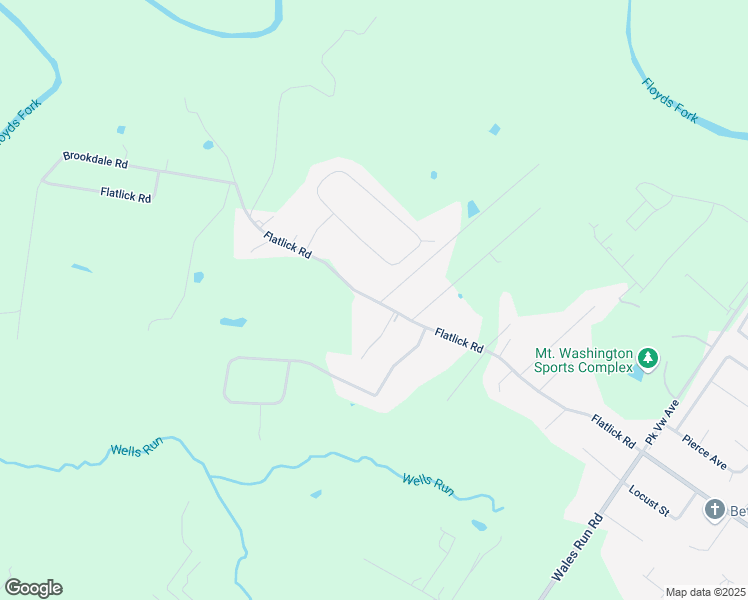 map of restaurants, bars, coffee shops, grocery stores, and more near 4242 Flatlick Road in Mount Washington