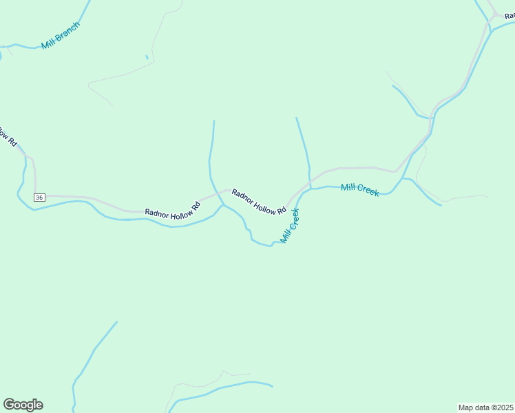 map of restaurants, bars, coffee shops, grocery stores, and more near Radnor Hollow Road in Fort Gay