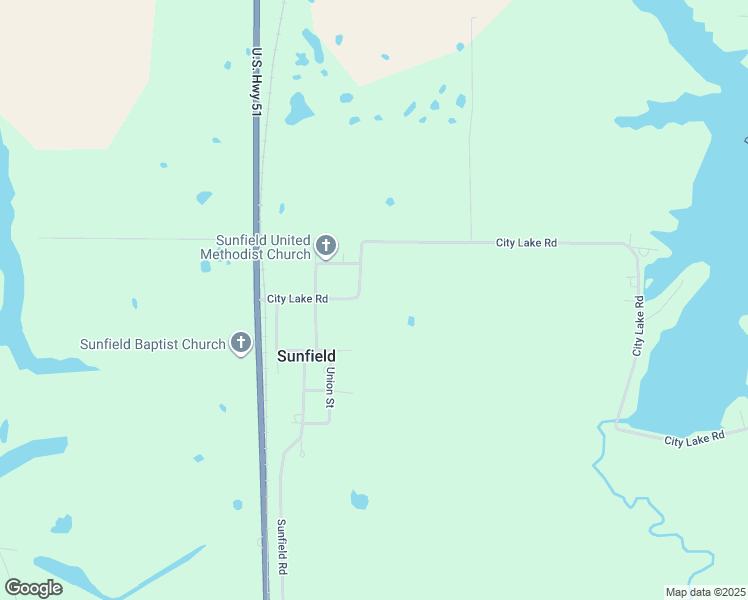 map of restaurants, bars, coffee shops, grocery stores, and more near City Lake Road in Du Quoin