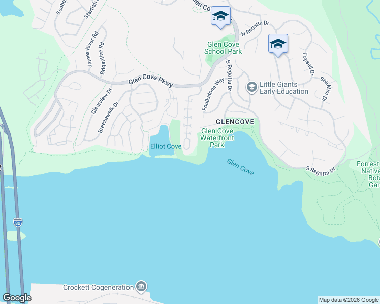 map of restaurants, bars, coffee shops, grocery stores, and more near 134 Camino Del Sol in Vallejo