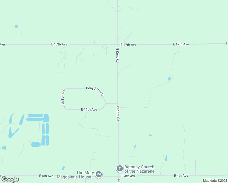 map of restaurants, bars, coffee shops, grocery stores, and more near 1213 North Kent Road in Hutchinson