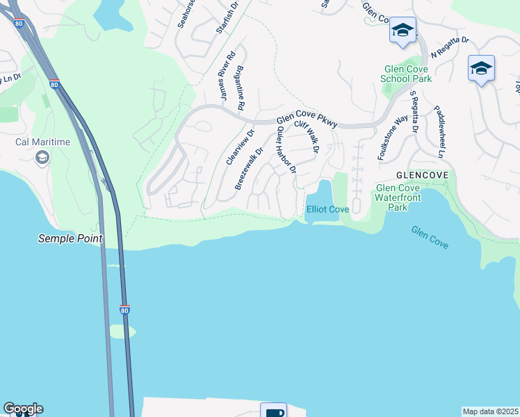 map of restaurants, bars, coffee shops, grocery stores, and more near 911 Point Reyes Court in Vallejo