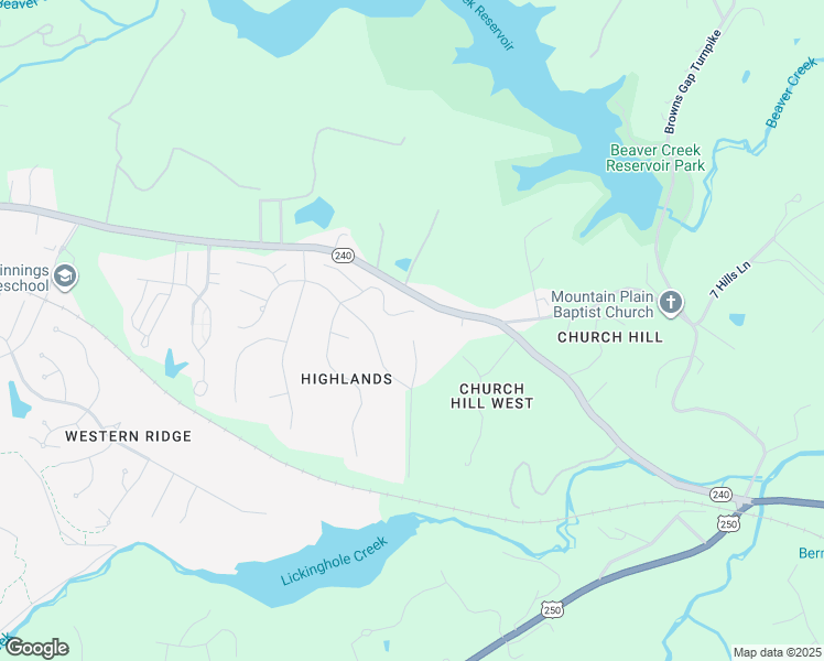 map of restaurants, bars, coffee shops, grocery stores, and more near 1305 Gate Post Lane in Charlottesville