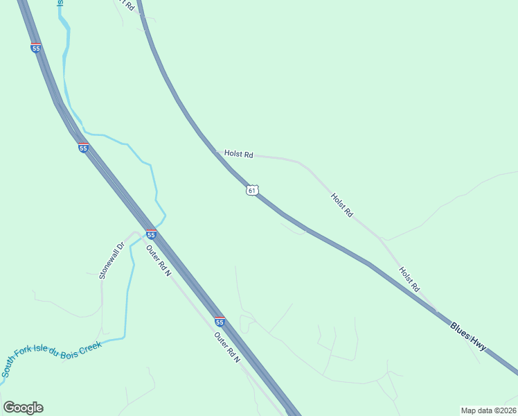 map of restaurants, bars, coffee shops, grocery stores, and more near 4195 U.S. 61 in Bloomsdale