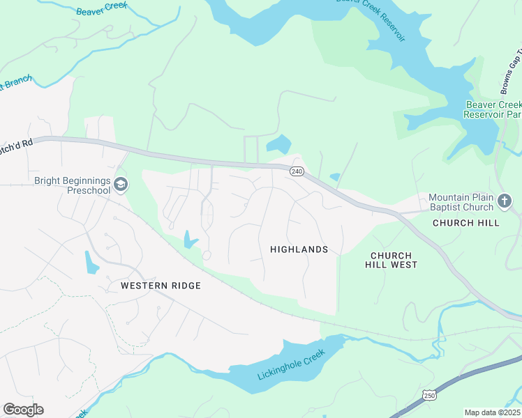 map of restaurants, bars, coffee shops, grocery stores, and more near 1120 Highlands Drive in Charlottesville