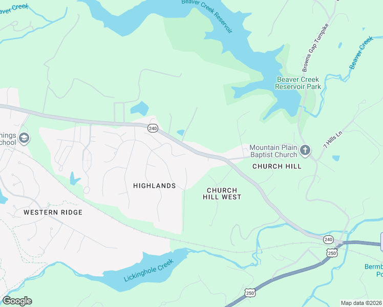map of restaurants, bars, coffee shops, grocery stores, and more near 4708 Three Notched Road in Charlottesville