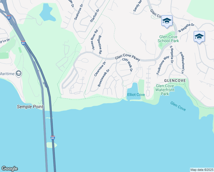 map of restaurants, bars, coffee shops, grocery stores, and more near 401 Stinson Street in Vallejo