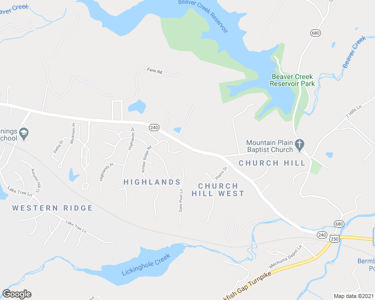 map of restaurants, bars, coffee shops, grocery stores, and more near 4708 Three Notched Road in Charlottesville