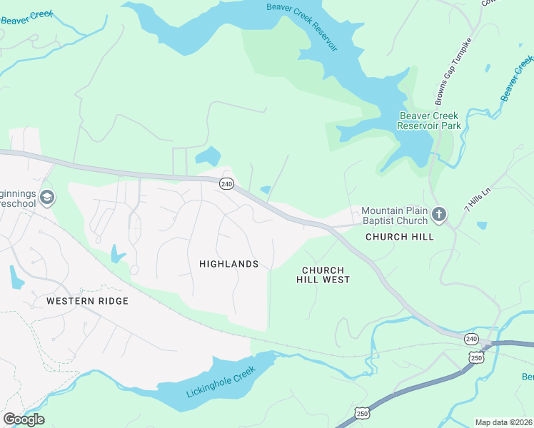 map of restaurants, bars, coffee shops, grocery stores, and more near 4708 Three Notched Road in Charlottesville