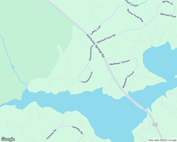 map of restaurants, bars, coffee shops, grocery stores, and more near 60 Laurelwood Drive in Mineral