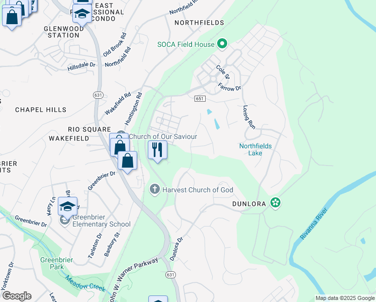 map of restaurants, bars, coffee shops, grocery stores, and more near 2189 Shepherds Ridge Road in Charlottesville