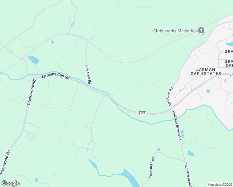 map of restaurants, bars, coffee shops, grocery stores, and more near 1185 Layne Place in Crozet