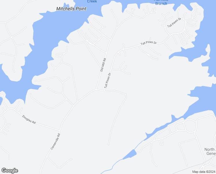 map of restaurants, bars, coffee shops, grocery stores, and more near 36 Tall Pines Drive in Mineral