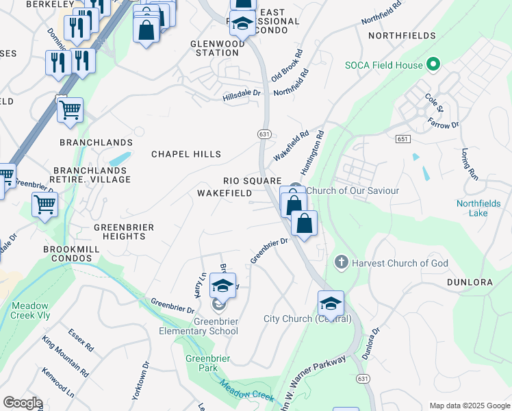 map of restaurants, bars, coffee shops, grocery stores, and more near 1168 Pine Haven Court in Charlottesville
