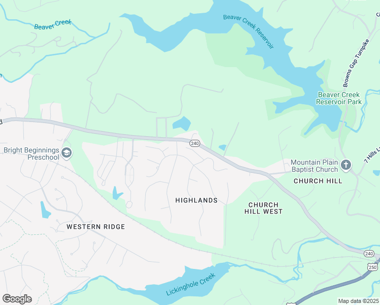 map of restaurants, bars, coffee shops, grocery stores, and more near 3065 Morewood Lane in Charlottesville