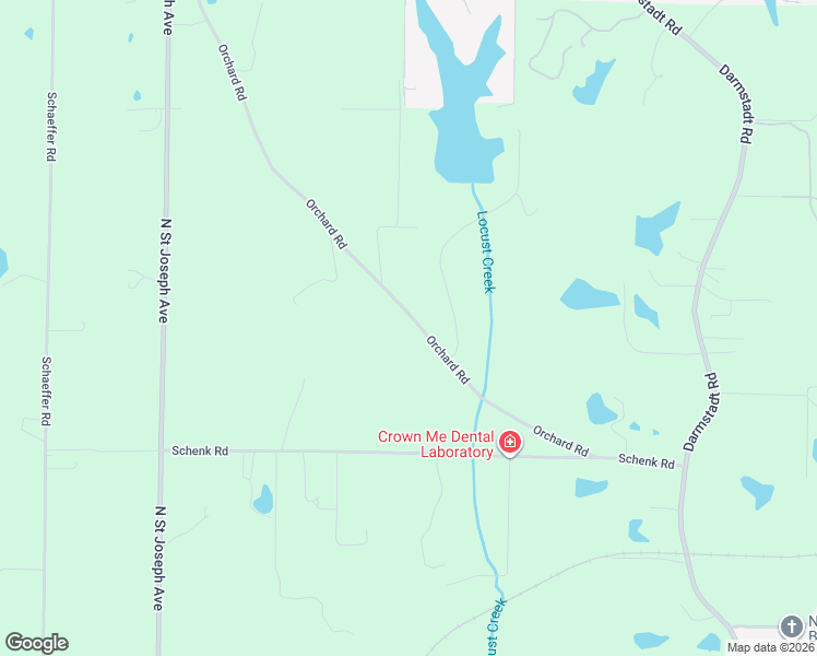 map of restaurants, bars, coffee shops, grocery stores, and more near 1731 Orchard Road in Evansville