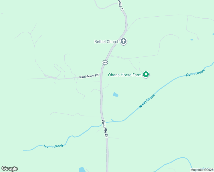 map of restaurants, bars, coffee shops, grocery stores, and more near 2724 Ellisville Drive in Louisa